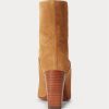 Bottes en daim marron Brindley Ralph Lauren pour femmes Bottes en daim marron Brindley Ralph Lauren pour femmes