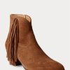 Bottes en daim marron à franges Lucille de Ralph Lauren pour femme Bottes en daim marron à franges Lucille de Ralph Lauren pour femme