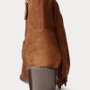 Bottes en daim marron à franges Lucille de Ralph Lauren pour femme Bottes en daim marron à franges Lucille de Ralph Lauren pour femme