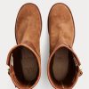 Bottes en daim marron Ralph Lauren pour homme Bottes en daim marron Ralph Lauren pour homme