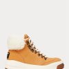 Bottes marron en daim et peau lainée Polo Sport Ralph Lauren pour femme Bottes marron en daim et peau lainée Polo Sport Ralph Lauren pour femme