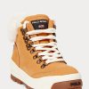 Bottes marron en daim et peau lainée Polo Sport Ralph Lauren pour femme Bottes marron en daim et peau lainée Polo Sport Ralph Lauren pour femme