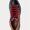 Bottes noires en cuir de veau bruni Fidel pour homme Ralph Lauren Bottes noires en cuir de veau bruni Fidel pour homme Ralph Lauren