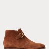 Bottines Chelsea en daim marron Frasco pour homme Ralph Lauren