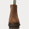 Bottines Chelsea en daim marron Ralph Lauren Bryson pour homme Bottines Chelsea en daim marron Ralph Lauren Bryson pour homme