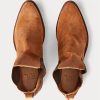 Bottines Chelsea en daim marron Ralph Lauren Plainview pour homme Bottines Chelsea en daim marron Ralph Lauren Plainview pour homme