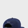 Casquettes bleues à visière incurvée avec logo Ralph Lauren pour homme Casquettes bleues à visière incurvée avec logo Ralph Lauren pour homme