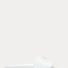 Chaussons blancs Ralph Lauren Big Pony pour femmes Chaussons blancs Ralph Lauren Big Pony pour femmes