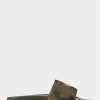 Chaussons en cuir camouflage tigre Ralph Lauren Olive pour homme Chaussons en cuir camouflage tigre Ralph Lauren Olive pour homme