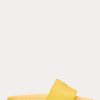 Chaussons jaunes Ralph Lauren Big Pony pour femmes Chaussons jaunes Ralph Lauren Big Pony pour femmes