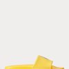 Chaussons Polo Bear jaunes Ralph Lauren pour hommes Chaussons Polo Bear jaunes Ralph Lauren pour hommes