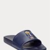 Chaussons Polo Bear Ralph Lauren bleu marine pour homme Chaussons Polo Bear Ralph Lauren bleu marine pour homme