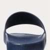 Chaussons Ralph Lauren Signature Pony bleu marine/rouge pour homme