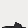 Chaussons Ralph Lauren Signature Pony noirs/dorés pour homme