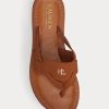 Chaussons Rosalind marron pour femmes Ralph Lauren Chaussons Rosalind marron pour femmes Ralph Lauren