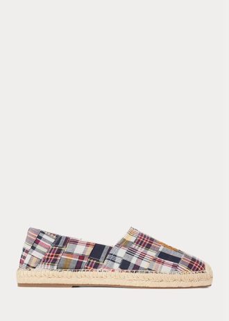 Chaussures décontractées multicolores pour hommes Ralph Lauren Cevio Crest Madras