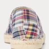 Espadrille Madras Cevio Crest bleue multicolore pour homme Ralph Lauren Espadrille Madras Cevio Crest bleue multicolore pour homme Ralph Lauren