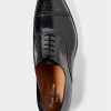 Chaussures habillées noires à bout droit pour hommes Ralph Lauren Denver