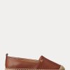 Chaussures plates en cuir vieilli Cameryn IV de Ralph Lauren pour femme