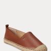 Chaussures plates en cuir vieilli Cameryn IV de Ralph Lauren pour femme
