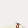 Chaussures plates en peau lainée Dixie de Ralph Lauren pour femme, couleur crème Chaussures plates en peau lainée Dixie de Ralph Lauren pour femme, couleur crème