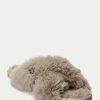 Chaussures plates grises en fausse fourrure Sydni de Ralph Lauren pour femmes