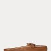 Chaussures plates Ralph Lauren Brynn en cuir bruni pour femme Chaussures plates Ralph Lauren Brynn en cuir bruni pour femme
