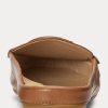 Chaussures plates Ralph Lauren Brynn en cuir bruni pour femme Chaussures plates Ralph Lauren Brynn en cuir bruni pour femme