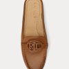 Chaussures plates Ralph Lauren Brynn en cuir bruni pour femme Chaussures plates Ralph Lauren Brynn en cuir bruni pour femme