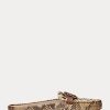 Chaussures plates Ralph Lauren Brynn en cuir gaufré et cuir de veau pour femme Chaussures plates Ralph Lauren Brynn en cuir gaufré et cuir de veau pour femme