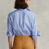 Chemises bleues en coton Ralph Lauren pour femmes Chemises bleues en coton Ralph Lauren pour femmes