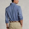 Chemises de travail chino bleues Ralph Lauren coupe classique pour hommes