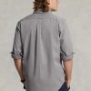 Chemises de travail chino classiques Ralph Lauren grises pour hommes Chemises de travail chino classiques Ralph Lauren grises pour hommes