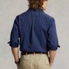 Chemises de travail chino coupe classique Ralph Lauren bleu marine pour homme Chemises de travail chino coupe classique Ralph Lauren bleu marine pour homme