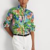 Chemises en lin à fleurs multicolores Ralph Lauren pour femmes Chemises en lin à fleurs multicolores Ralph Lauren pour femmes