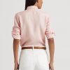 Chemises en lin roses Ralph Lauren pour femmes Chemises en lin roses Ralph Lauren pour femmes