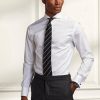 Chemises habillées blanches en popeline Keaton pour hommes de Ralph Lauren