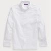 Chemises habillées blanches en popeline Keaton pour hommes de Ralph Lauren