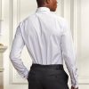 Chemises habillées blanches en popeline Keaton pour hommes de Ralph Lauren