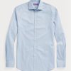 Chemises habillées bleues à carreaux vichy Ralph Lauren pour hommes Chemises habillées bleues à carreaux vichy Ralph Lauren pour hommes