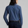 Chemises habillées à carreaux Ralph Lauren Slim Fit bleu marine pour homme Chemises habillées à carreaux Ralph Lauren Slim Fit bleu marine pour homme