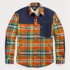 Chemises hybrides multicolores en flanelle à carreaux Ralph Lauren pour hommes