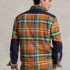 Chemises hybrides multicolores en flanelle à carreaux Ralph Lauren pour hommes