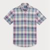 Chemises multicolores Ralph Lauren Classic Fit Madras Popover pour hommes Chemises multicolores Ralph Lauren Classic Fit Madras Popover pour hommes
