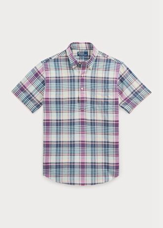 Chemises multicolores Ralph Lauren Classic Fit Madras Popover pour hommes