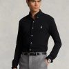 Chemises noires en maille légère Ralph Lauren pour hommes