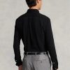 Chemises noires en maille légère Ralph Lauren pour hommes