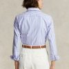 Chemises Oxford bleues Ralph Lauren coupe classique pour femme Chemises Oxford bleues Ralph Lauren coupe classique pour femme