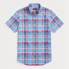 Chemises Oxford à carreaux multicolores Ralph Lauren pour hommes, coupe personnalisée