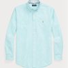 Chemises Oxford slim fit bleues Ralph Lauren pour hommes Chemises Oxford slim fit bleues Ralph Lauren pour hommes